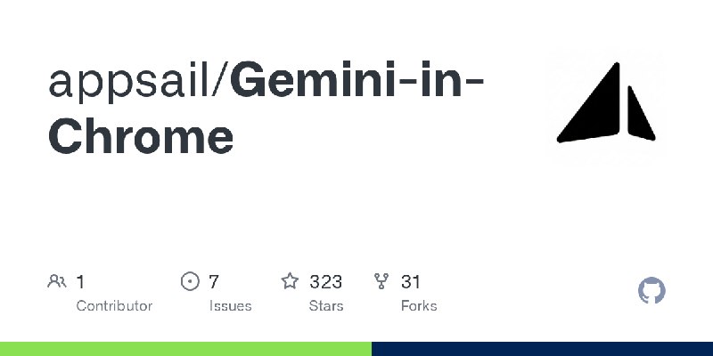 GitHub - appsail/Gemini-in-Chrome